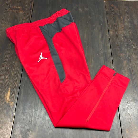 Jordan Pants Nike X Jordan Track Pant Mens Large Red With No Signs